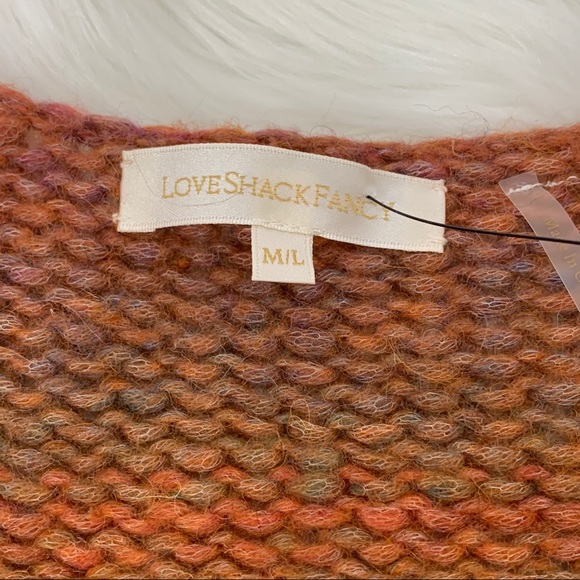 🥂SOLD LOVESHACKFANCY Rio Russet Pullover Sweater - Picture 12 of 14